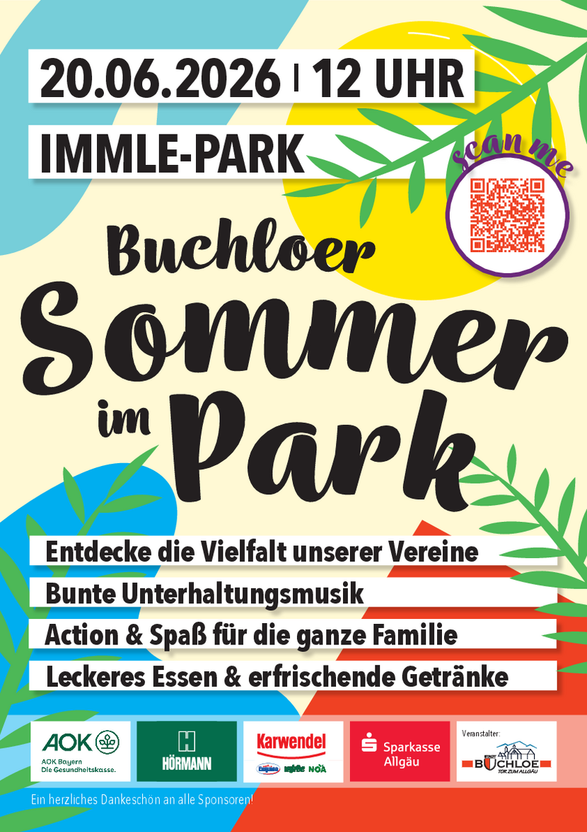 Buchloer Sommer im Park 2026